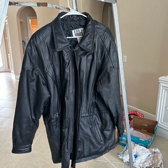 Leather Jacket, Men’s, 2XLT/2XGL - Picture 2 of 3